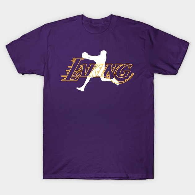 Kobe LAking Rookie Slam Dunk T-Shirt by ParaholiX